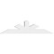 Ekena Millwork Saratoga Architectural Grade PVC Gable Bracket, 48"W x 12"H x 4"D x 4"F, 6/12 Pitch GBP048X12X0404SAR00 - alternate 4
